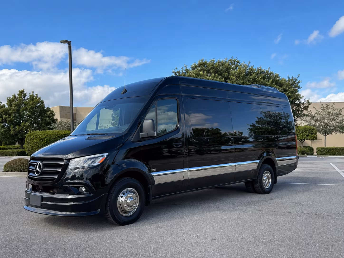 Raleigh Airport Shuttle & Transportation party bus exterior