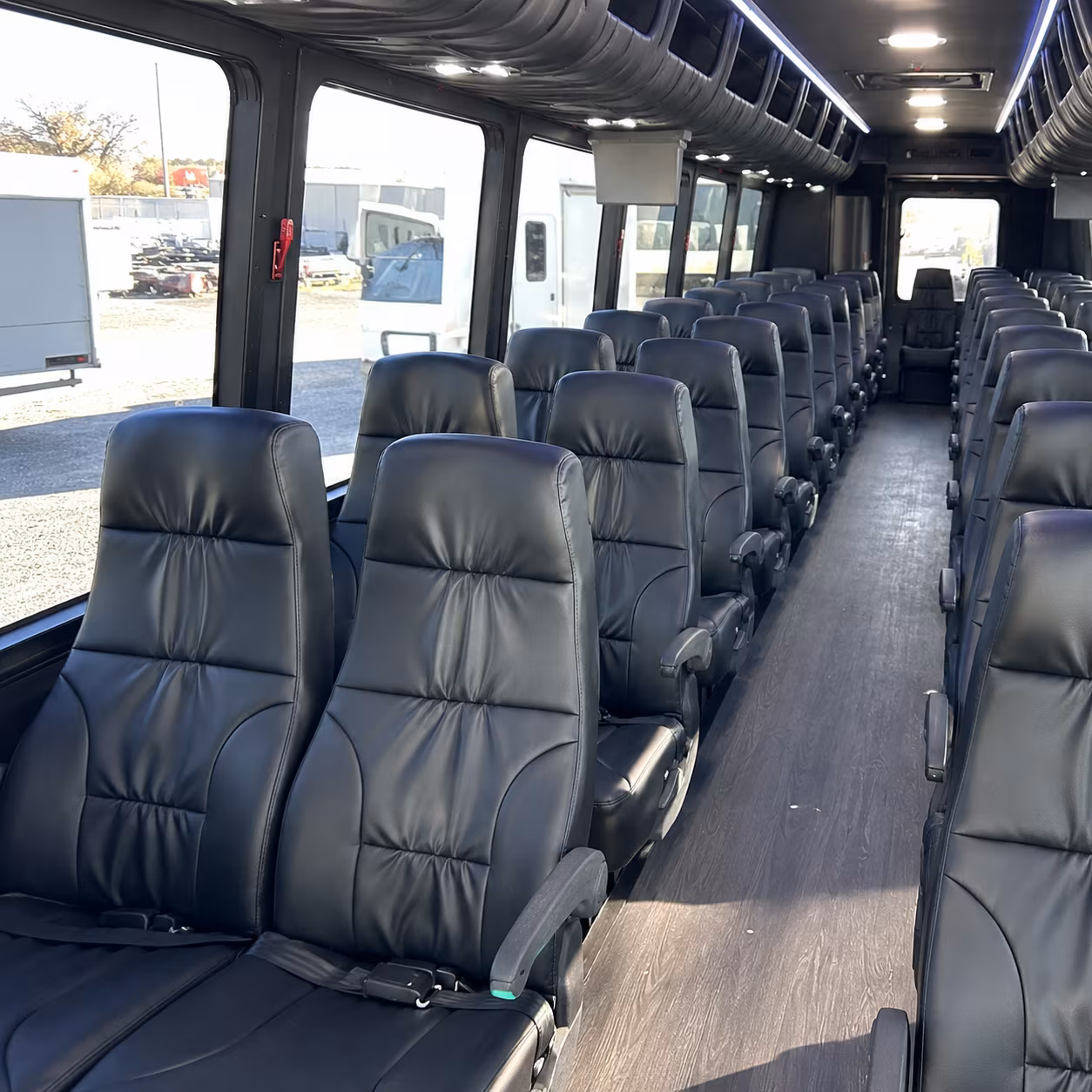 Raleigh Airport Shuttle & Transportation party bus exterior