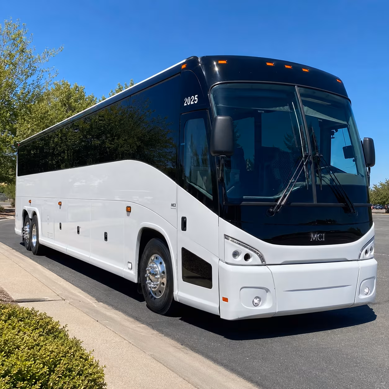 Raleigh Airport Shuttle & Transportation party bus exterior