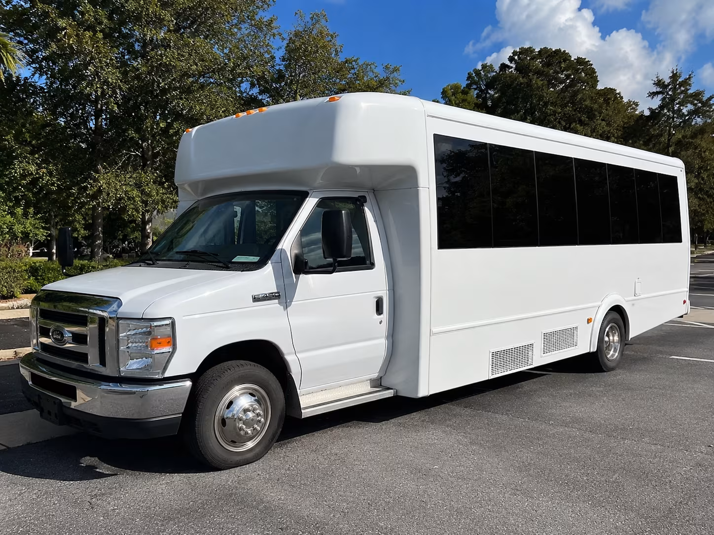 Raleigh Bachelor & Bachelorette Transportation party bus exterior