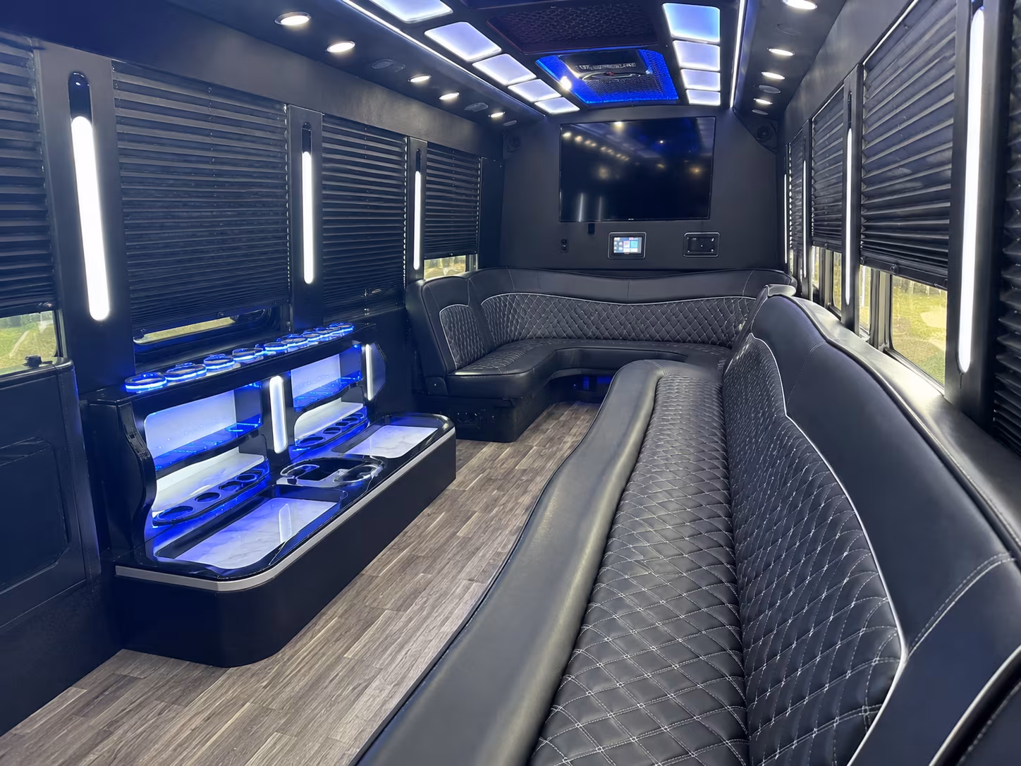 Raleigh Bachelor & Bachelorette Transportation onboard seating
