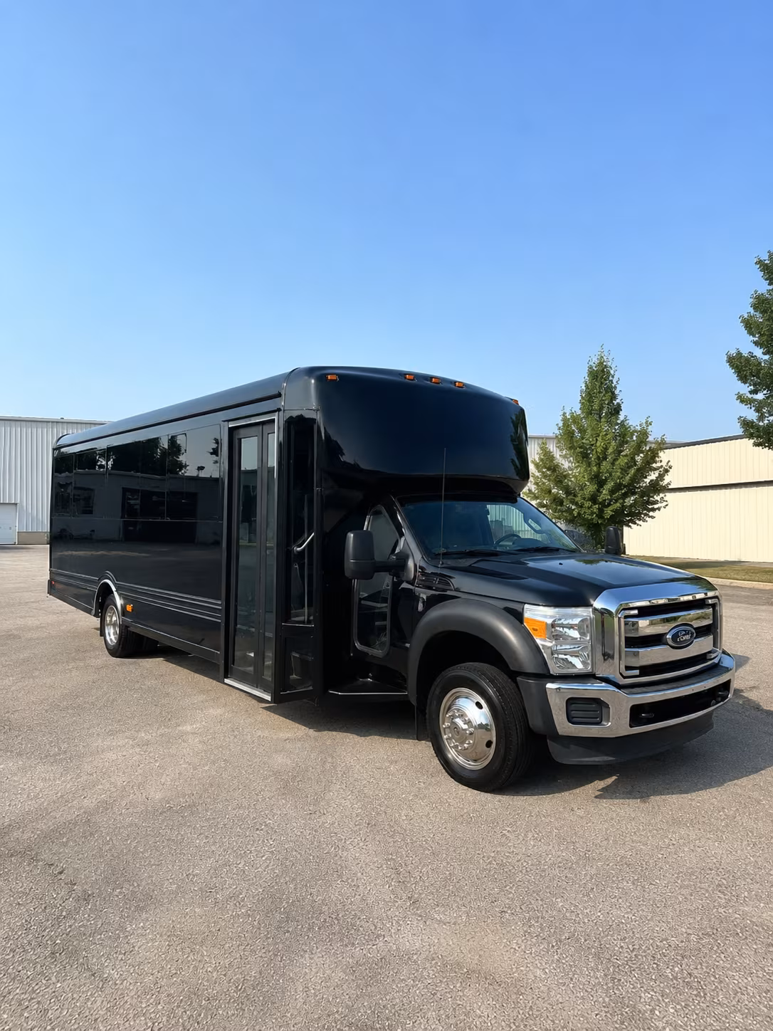 Raleigh Birthday, Sweet 16, & Quinceañera Transportation party bus exterior