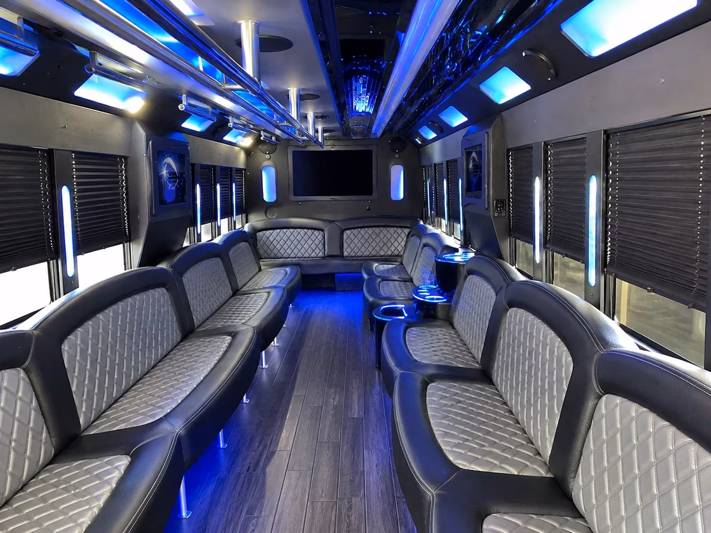 Raleigh Concert & Music Festival Transportation party bus exterior