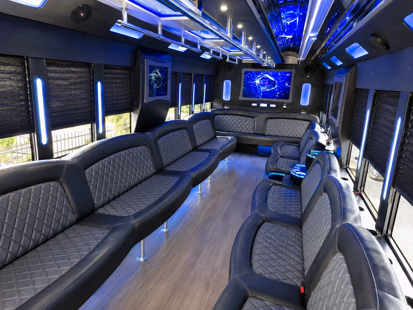 Raleigh Concert & Music Festival Transportation party bus exterior