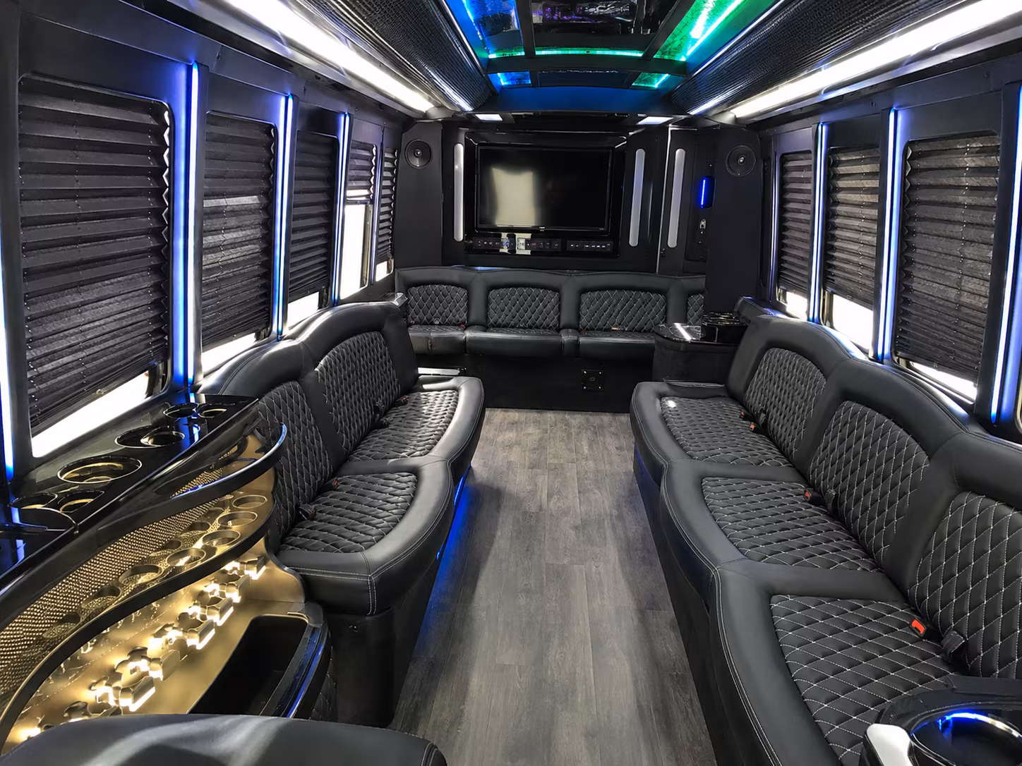 Raleigh Concert & Music Festival Transportation party bus exterior