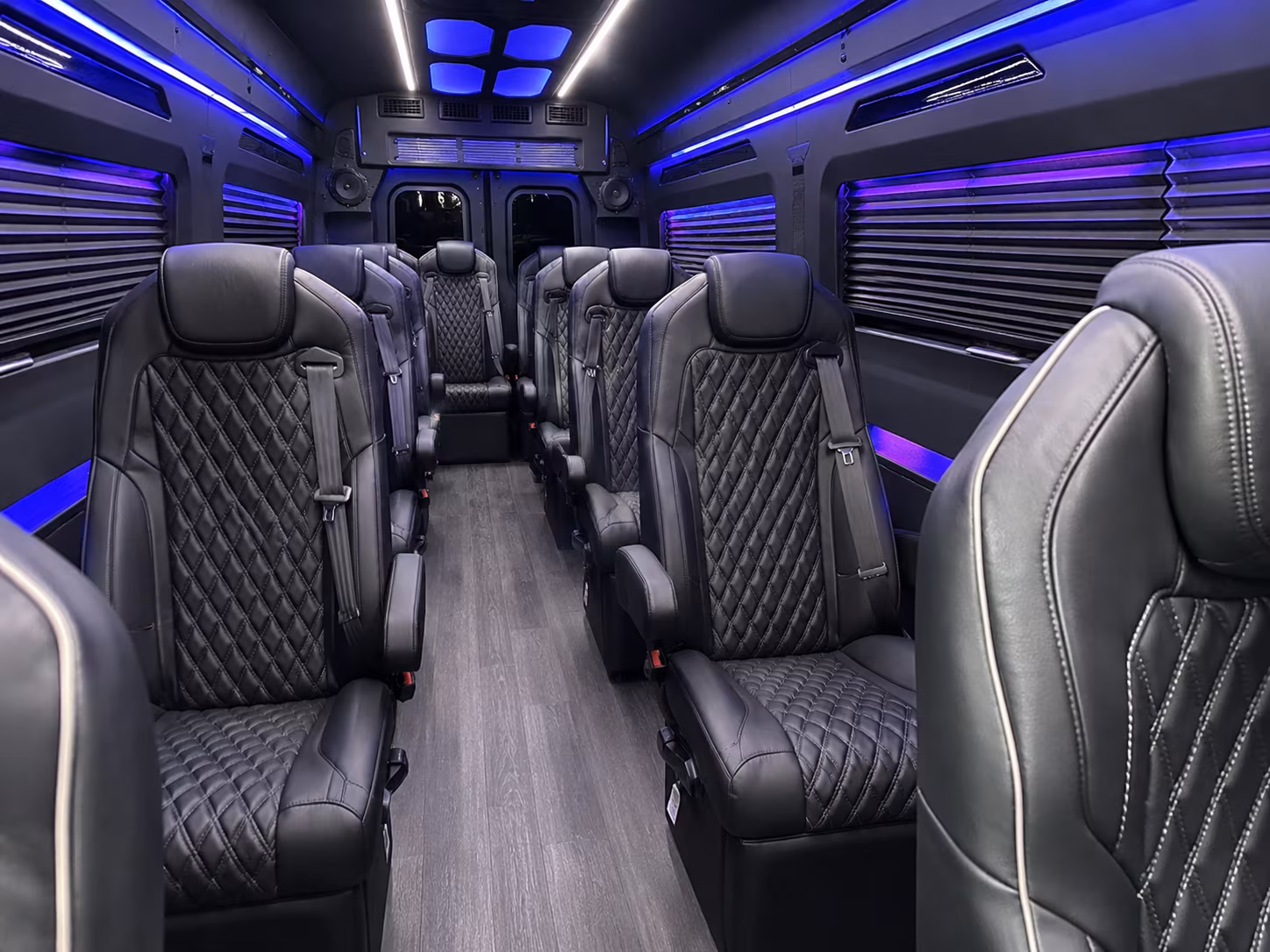 Raleigh Corporate Transportation party bus exterior