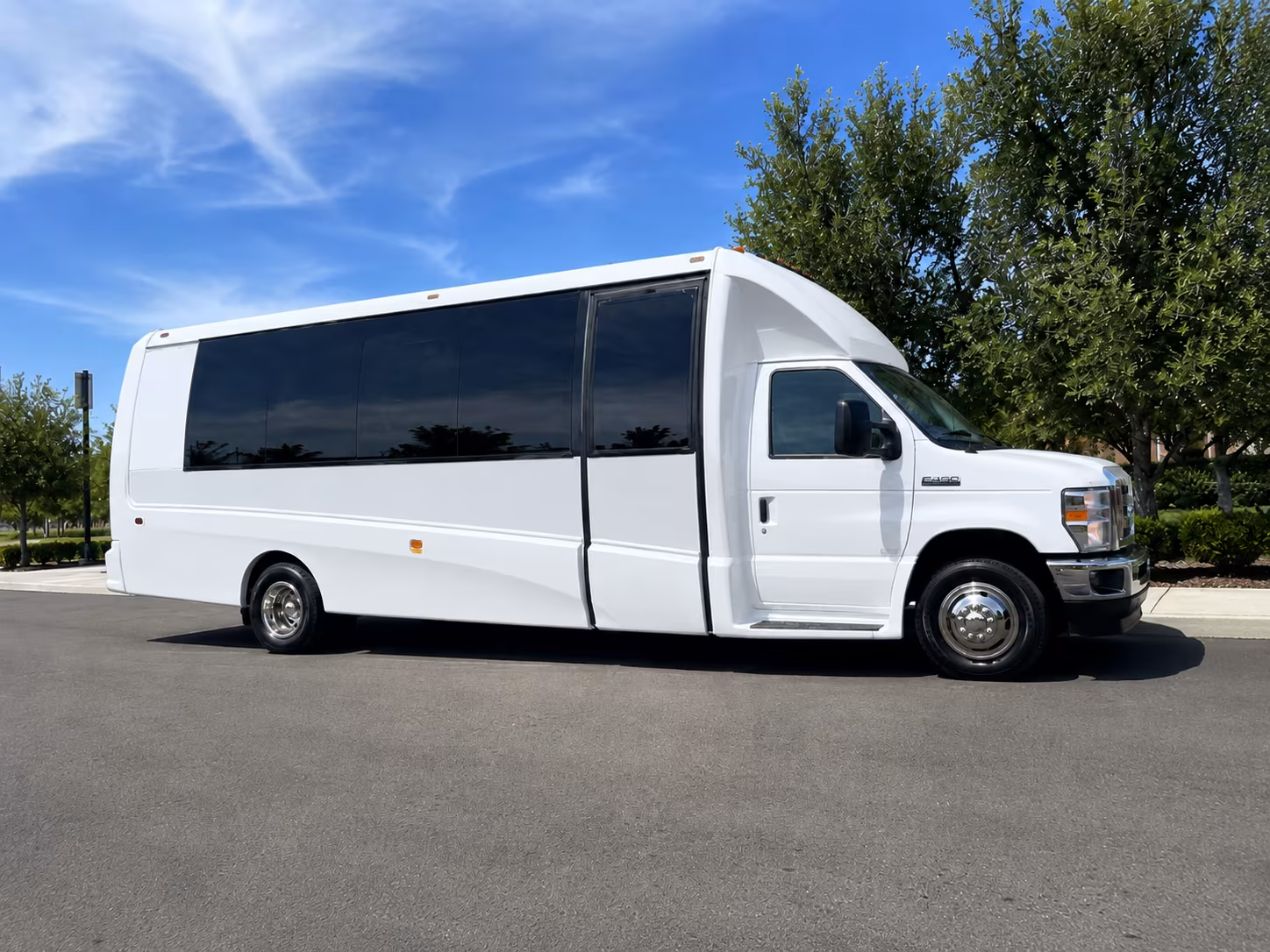Raleigh Corporate Transportation party bus exterior
