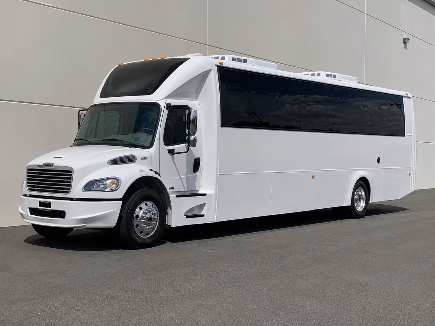 Raleigh Prom & Homecoming Transportation party bus exterior