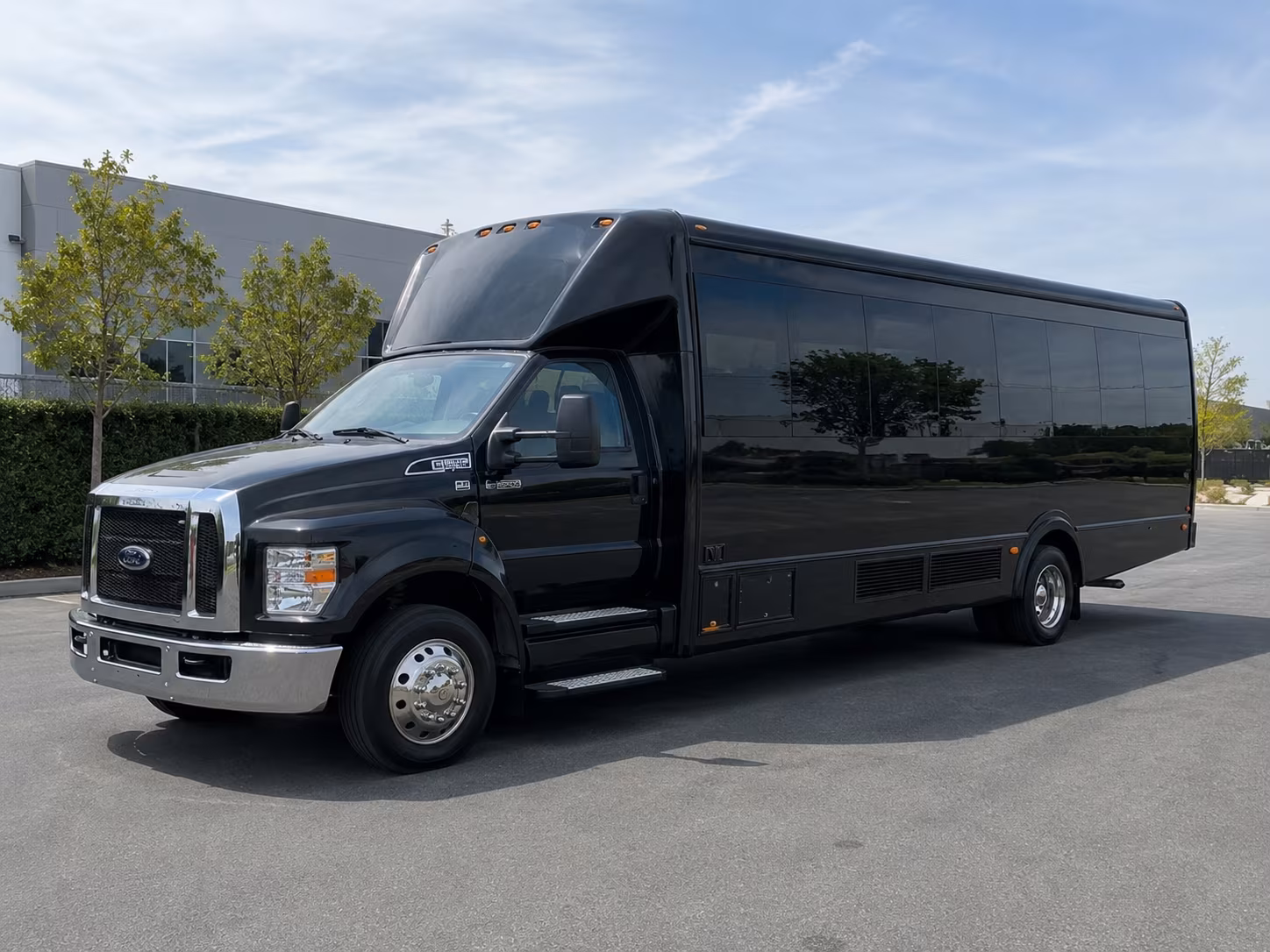 Raleigh Prom & Homecoming Transportation party bus exterior
