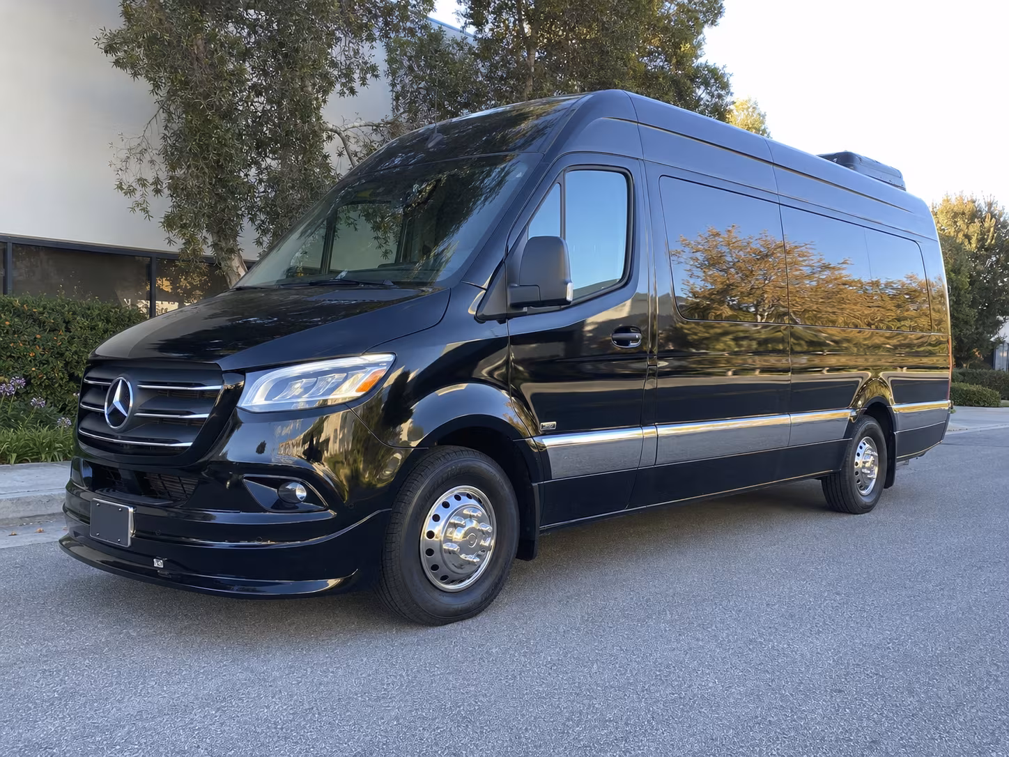 Raleigh School Event Transportation party bus exterior