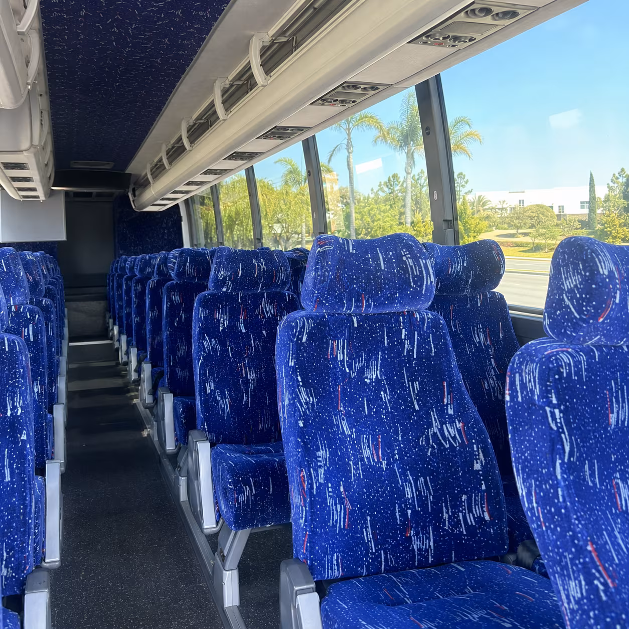 Raleigh School Event Transportation party bus exterior