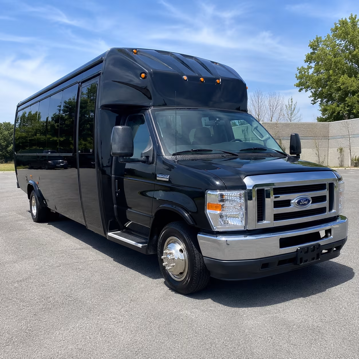 Raleigh Sporting Event Transportation party bus interior