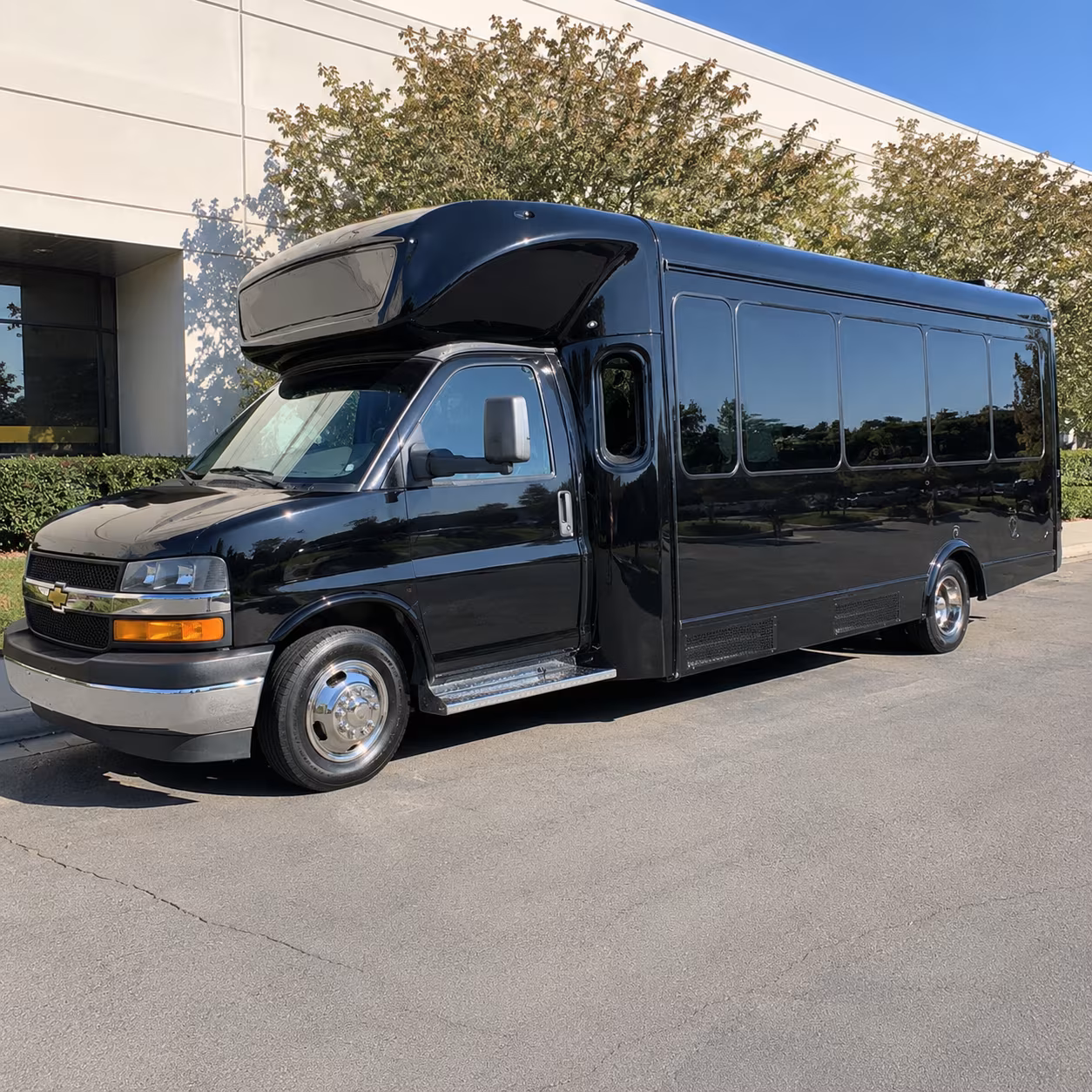 Raleigh Wedding Transportation party bus interior