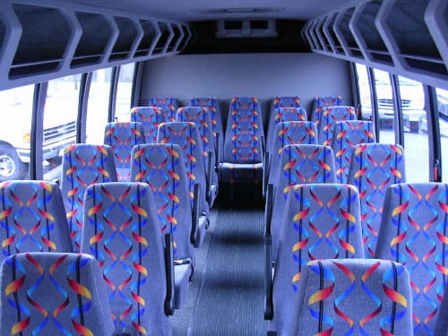 Asheville 15-35 Passenger Minibuses Interior