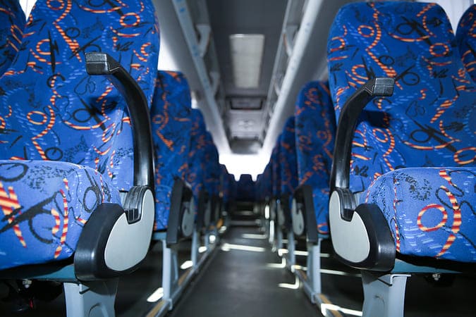 Asheville 47-56 Passenger Charter Buses Interior